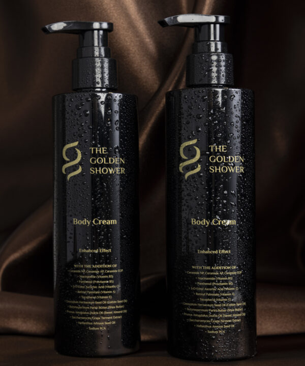 Rich creamy texture of Enhanced Effect Body Cream showing luxurious consistency